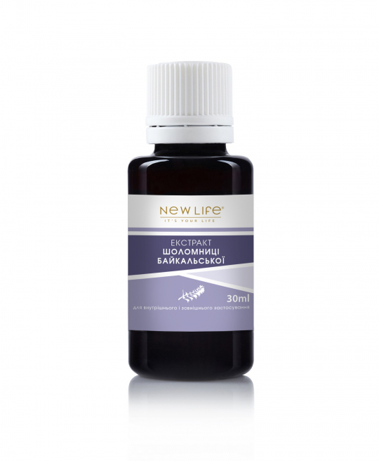  РОСЛИННИЙ | ЕКСТРАКТ | ШОЛОМНИЦІ БАЙКАЛЬСЬКОЇ | 30 мл